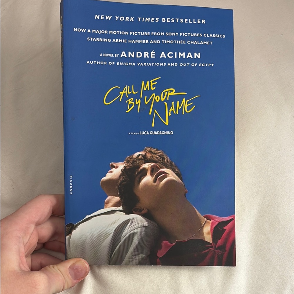 Call Me by Your Name Book